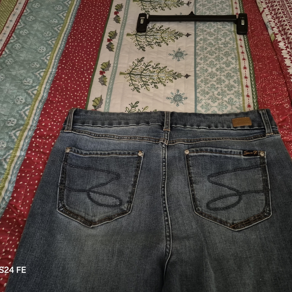 Seven7 Women's Light Blue Skinny Jeans - Picture 2 of 5